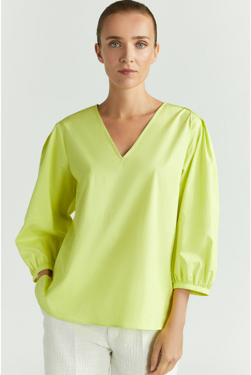 Blouse à manches bouffantes