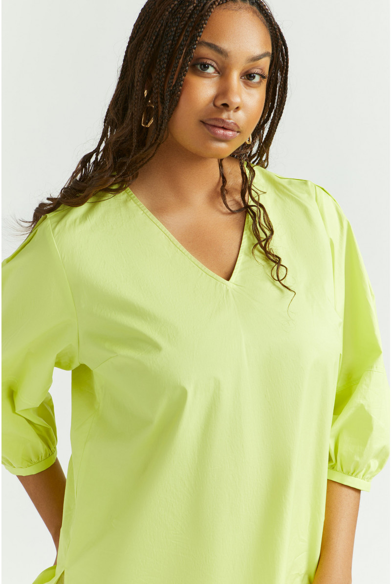 Blouse à manches bouffantes