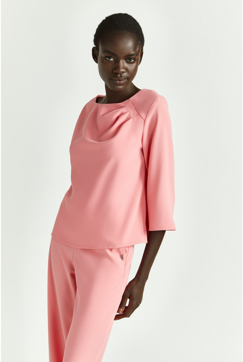 Bluse aus recyceltem Polyester