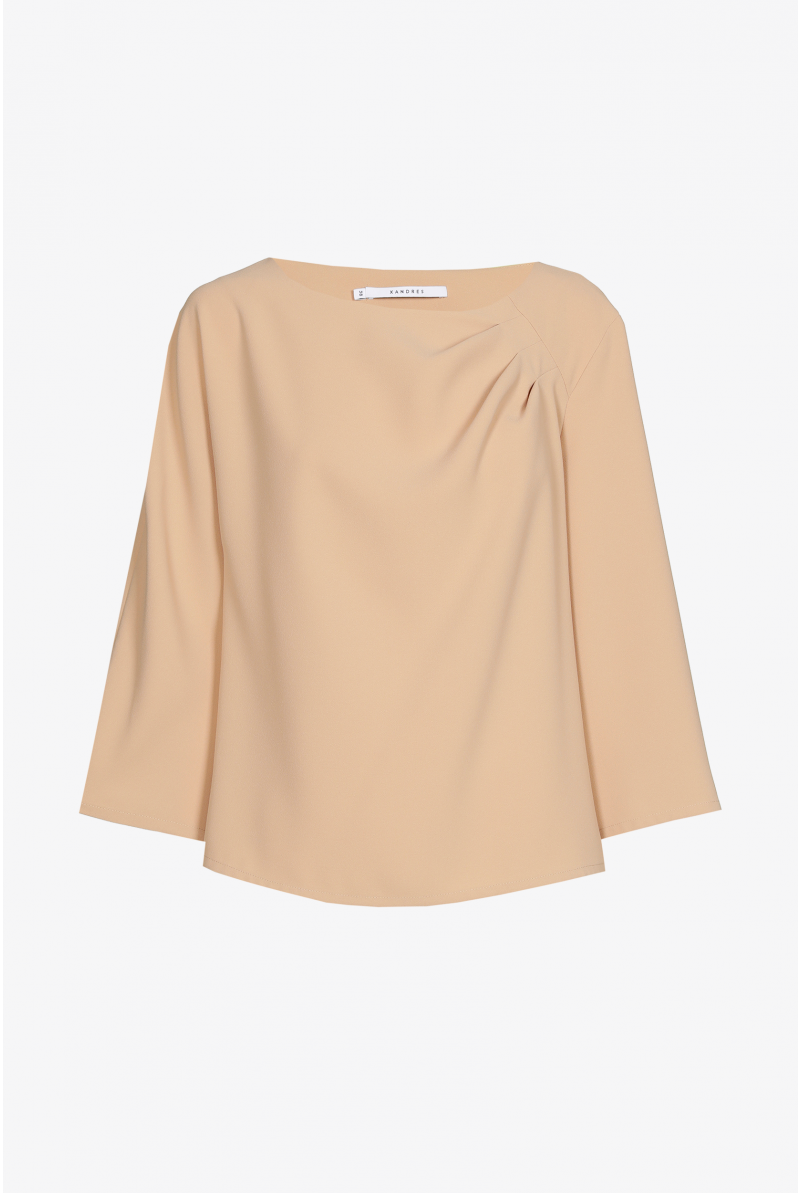 Blouse made from recycled polyester