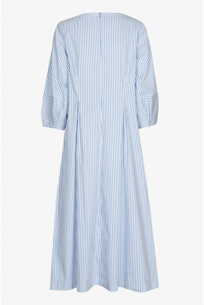 Robe en coton avec détails plissés