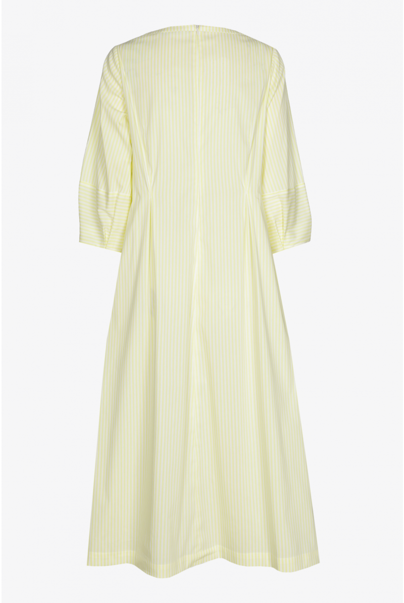 Robe en coton avec détails plissés