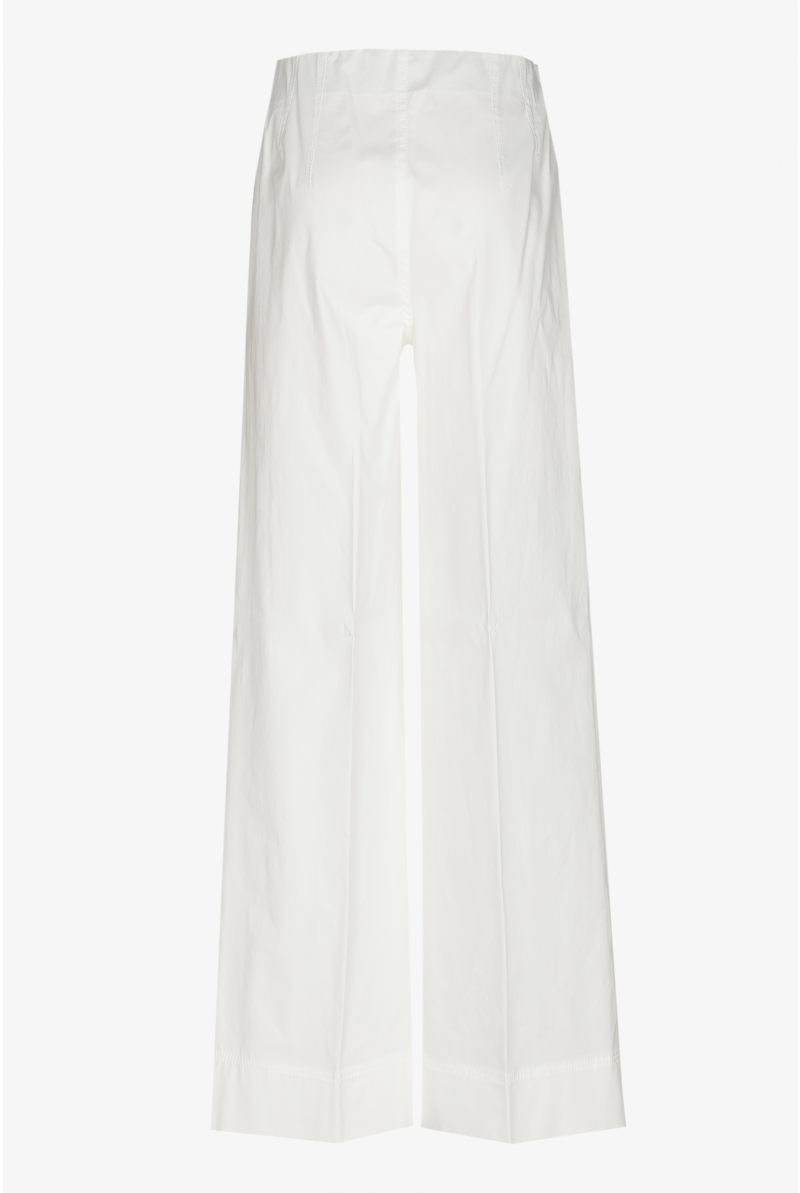 Pantalon à jambes larges en coton