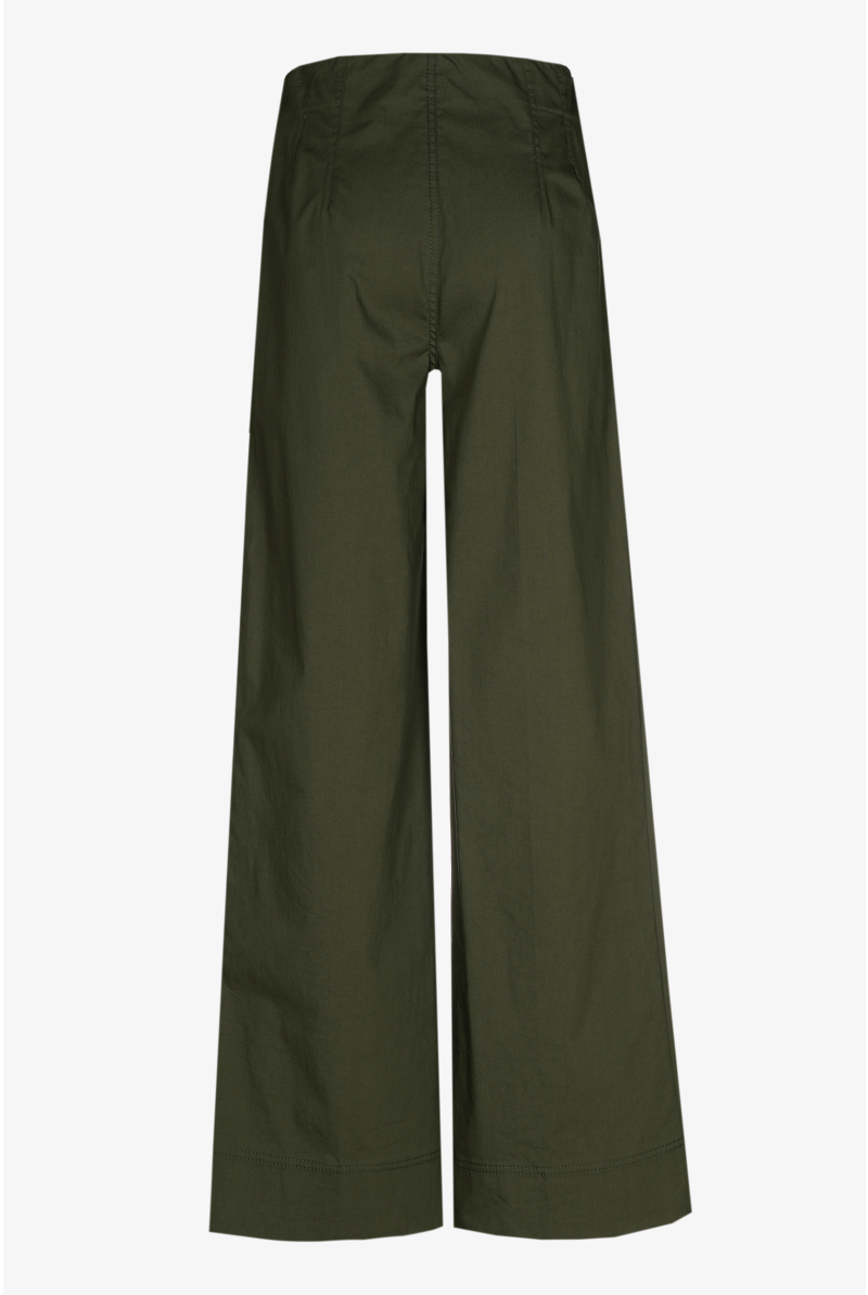 Moderne broek met wijde pijpen