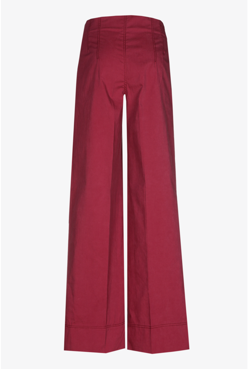 Moderne broek met wijde pijpen