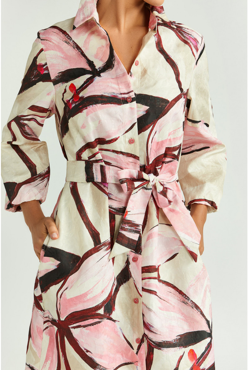 Robe à motif floral