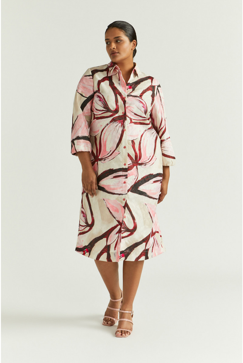 Robe à motif floral