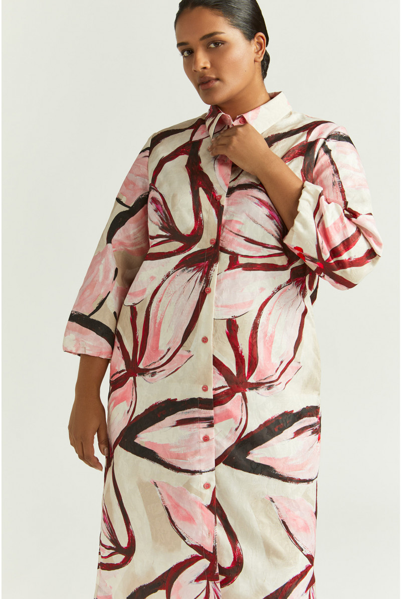 Robe à motif floral