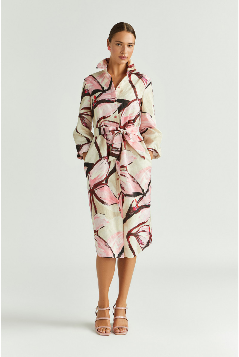Robe à motif floral
