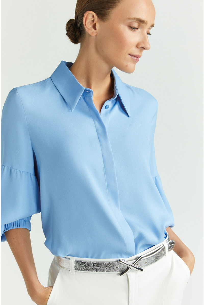 Blouse met mouwdetail