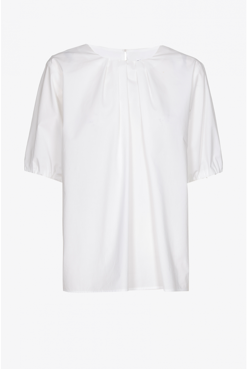 Blouse avec plis asymétriques