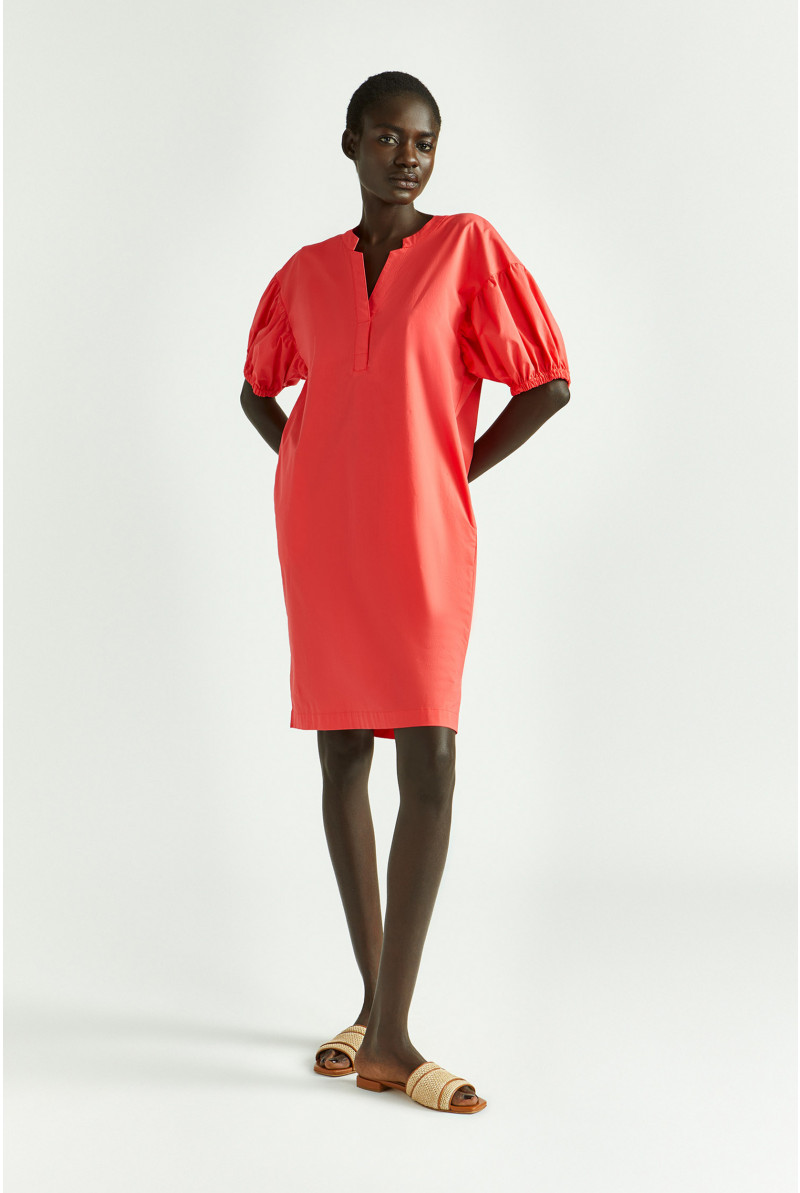 Robe droite en coton biologique
