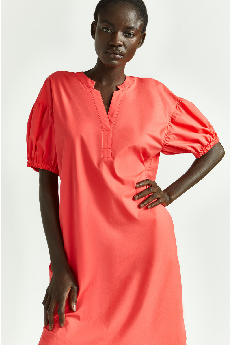Robe droite en coton biologique