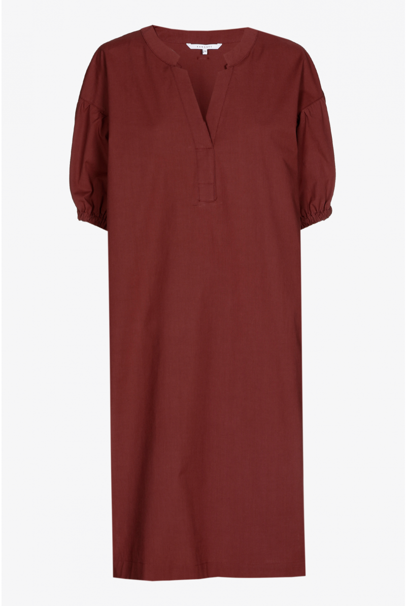 Robe droite en coton biologique
