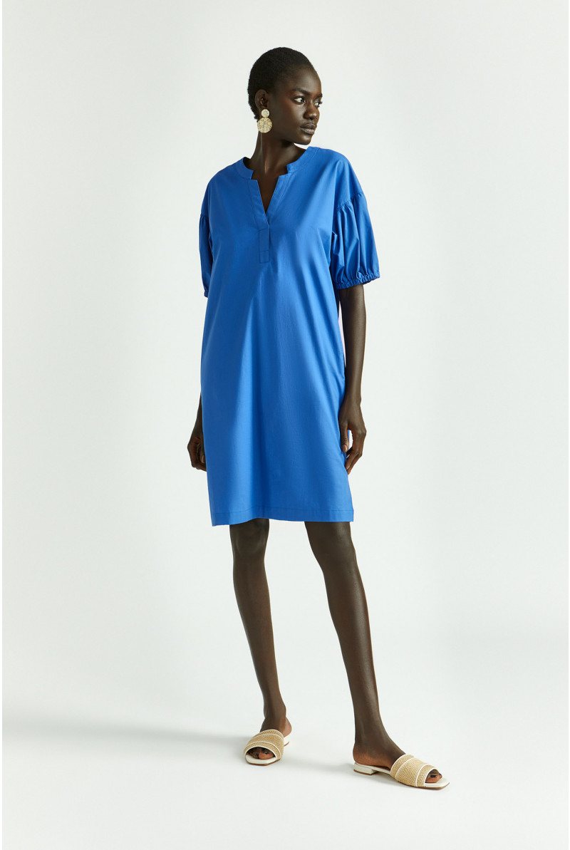 Straight dress made from organic cotton