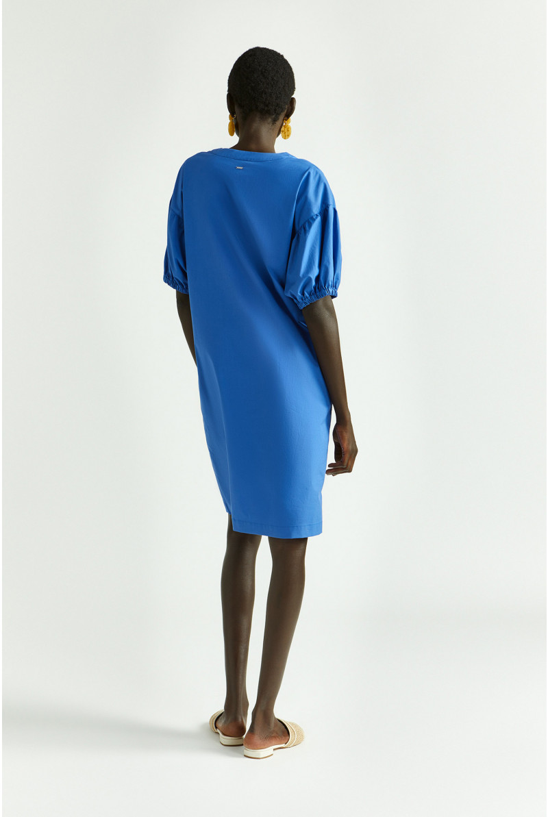 Straight dress made from organic cotton