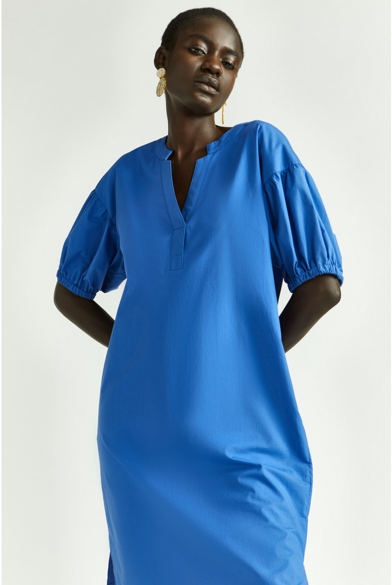 Straight dress made from organic cotton