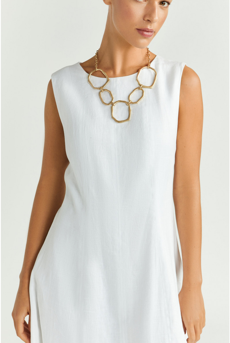 Robe en ligne A en lin
