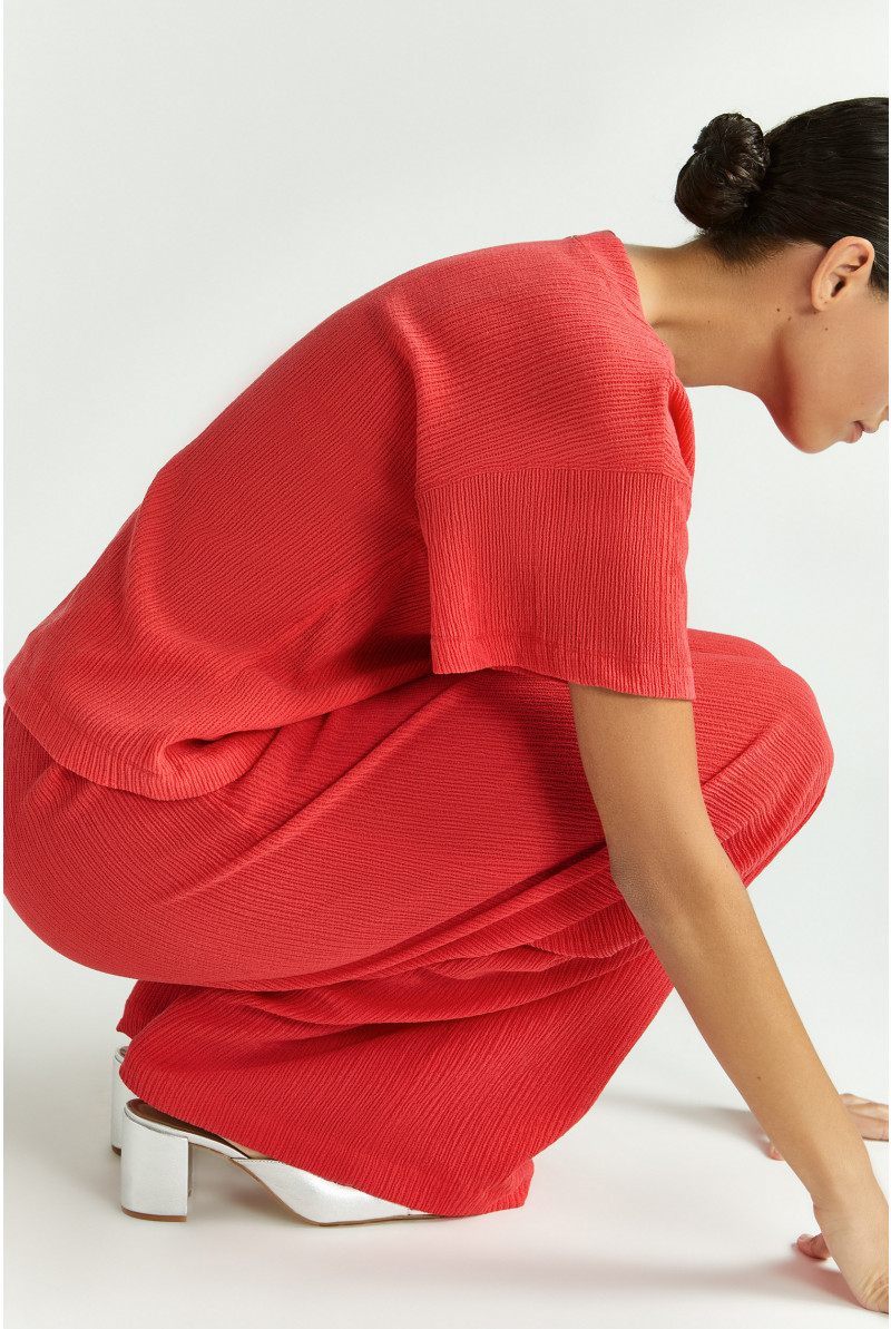 Blouse in fripéstof