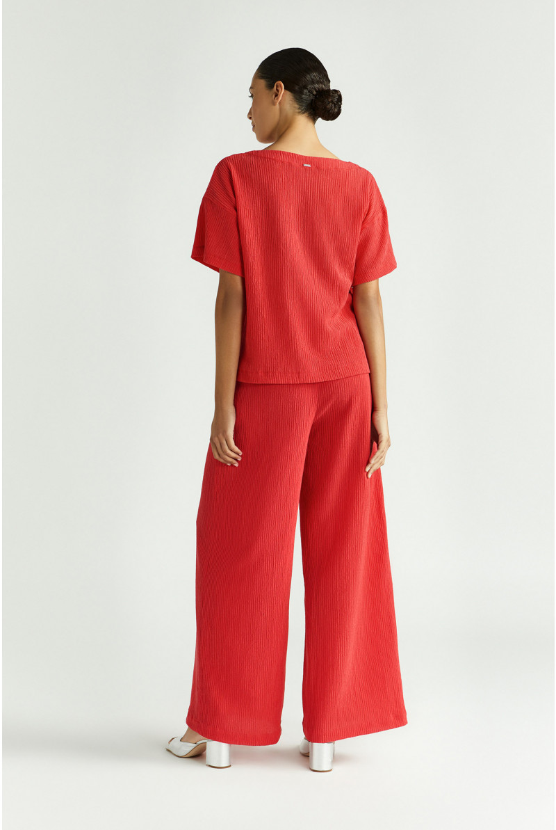 Blouse in fripéstof