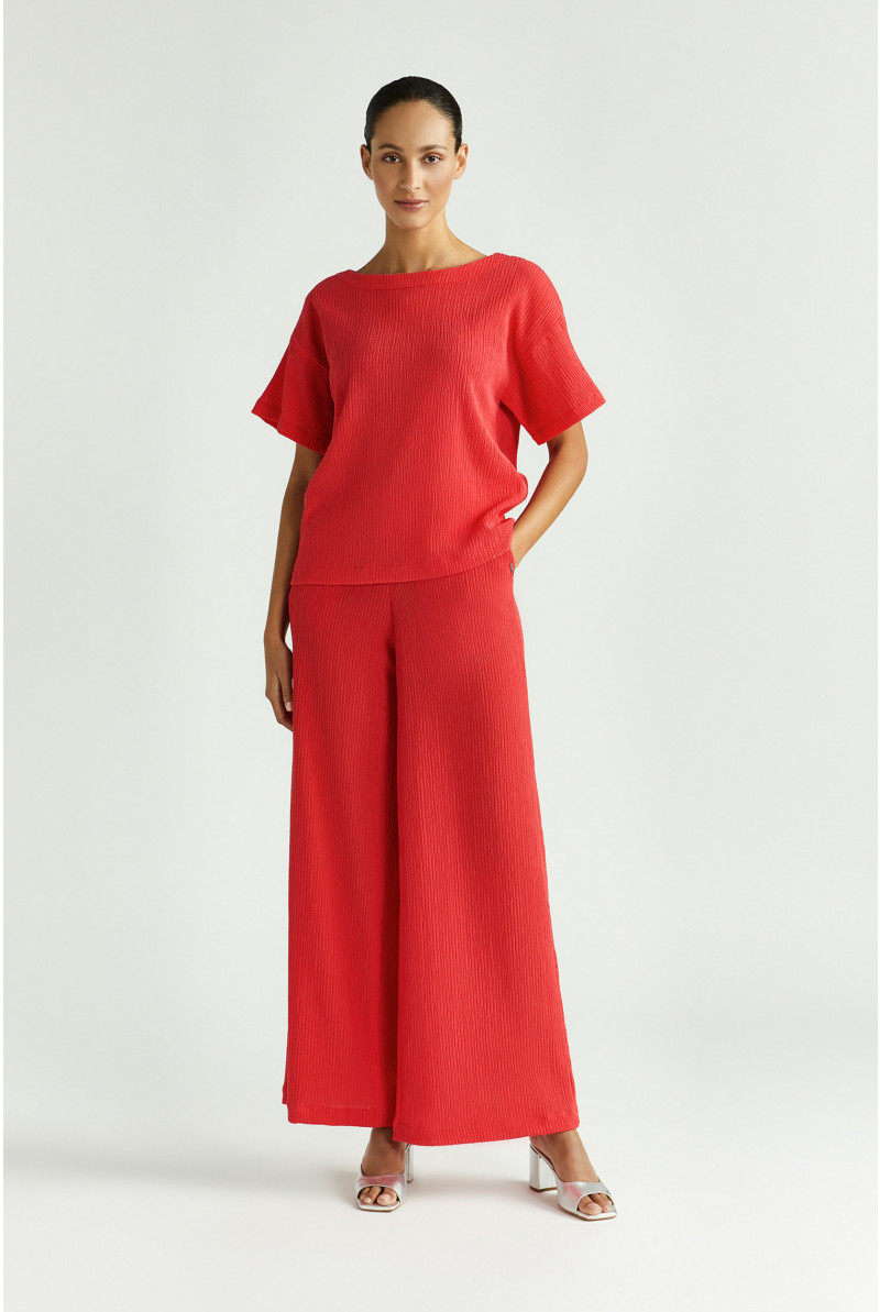 Blouse in fripéstof