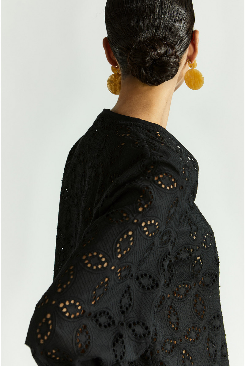 Blouse avec broderie anglaise