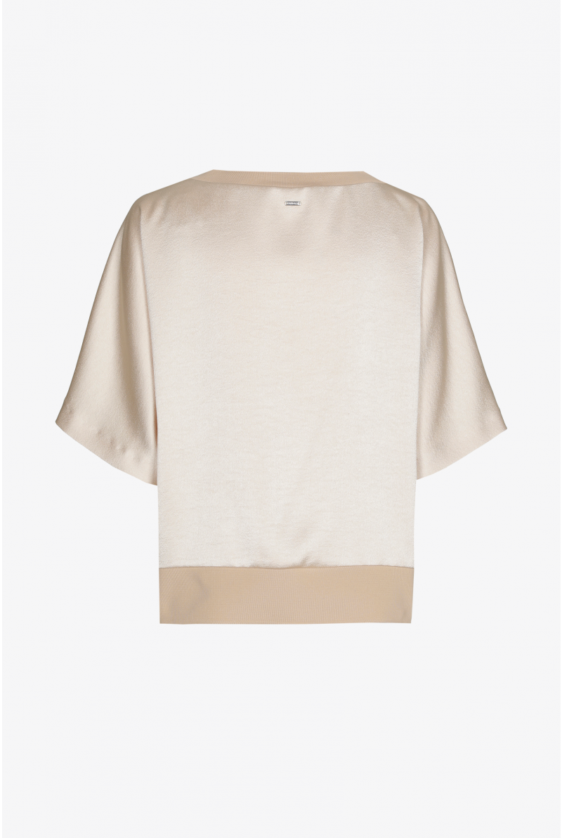 Blouse met korte mouwen