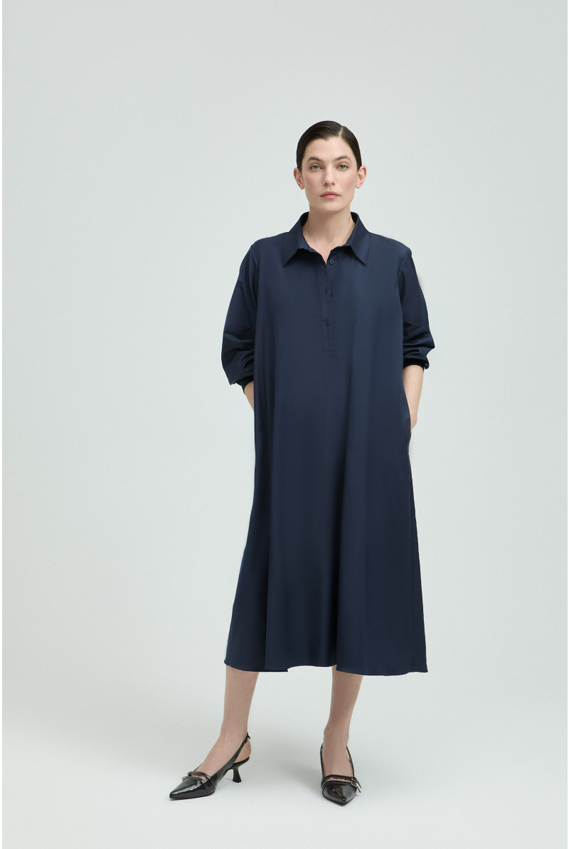 Blusenkleid mit Knopfleiste