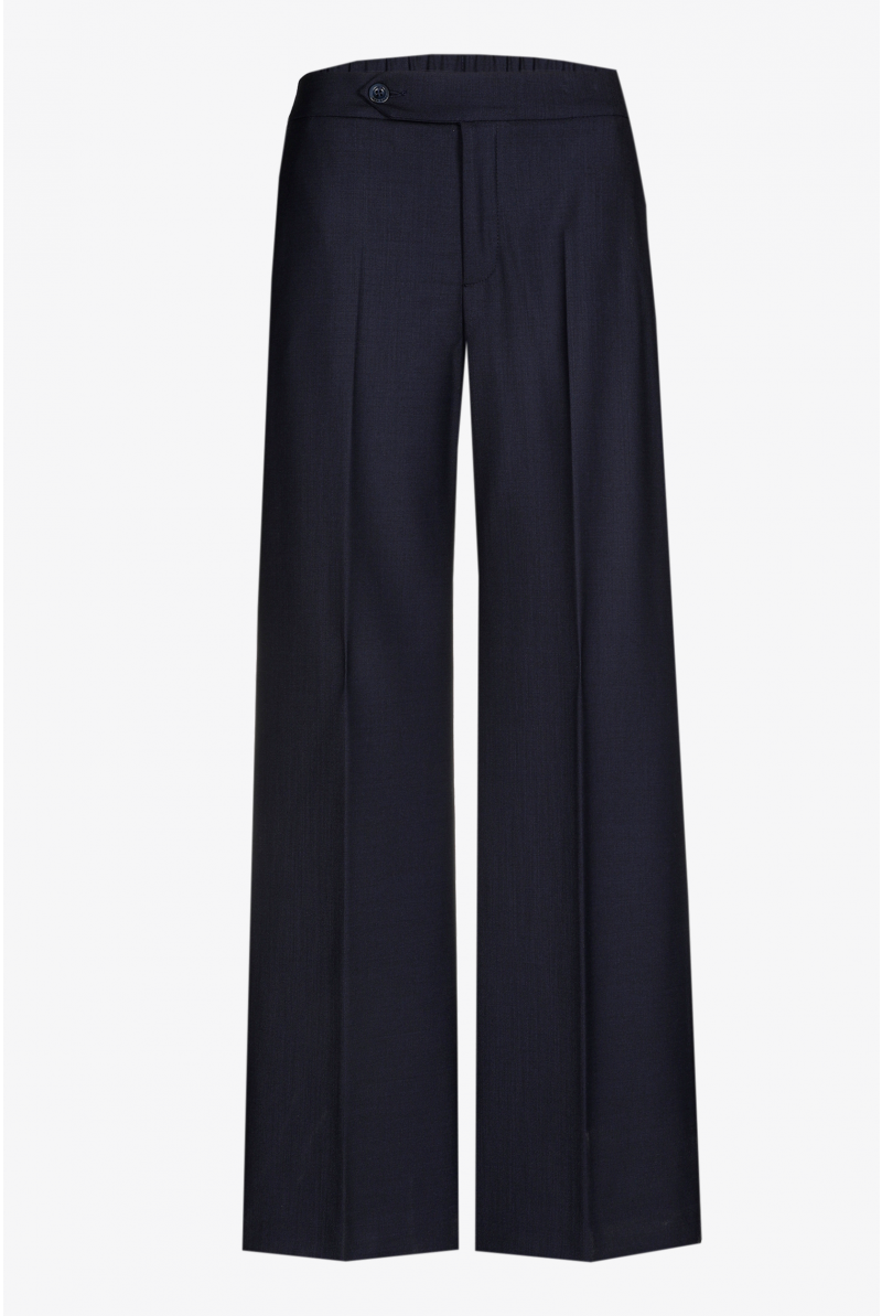 Geklede broek met rechte pijpen