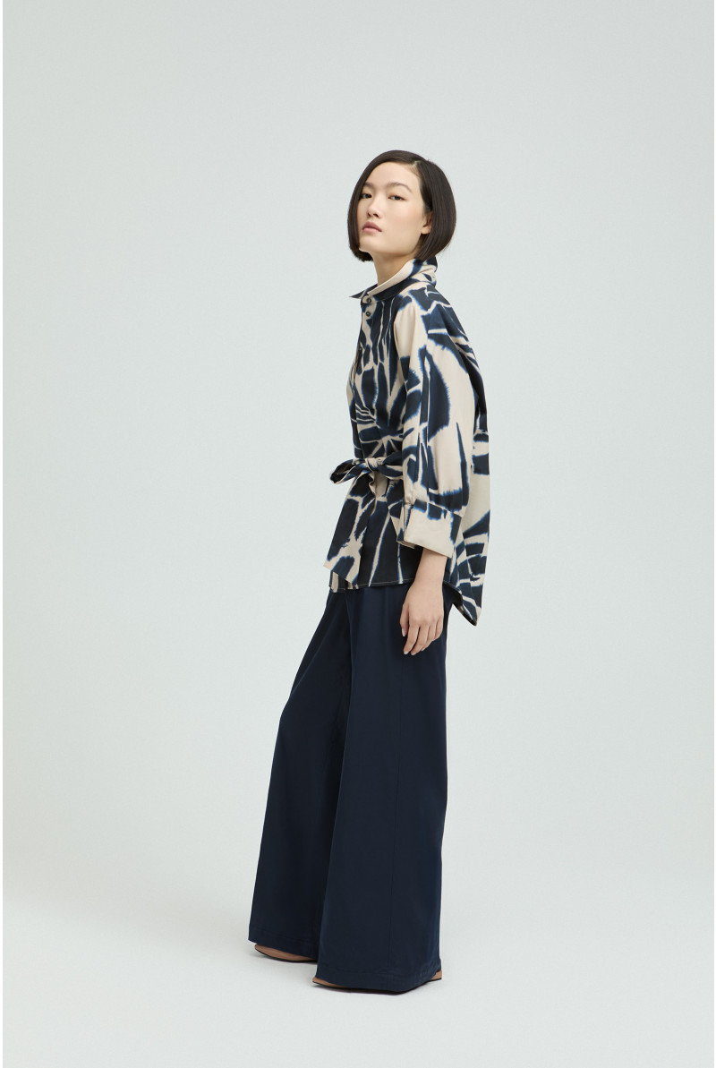Katoenen blouse met print