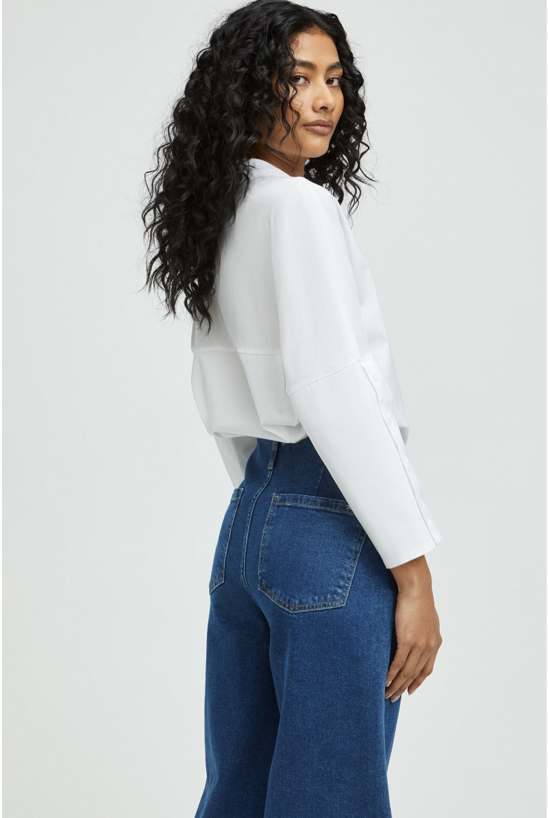 Lange hemdblouse