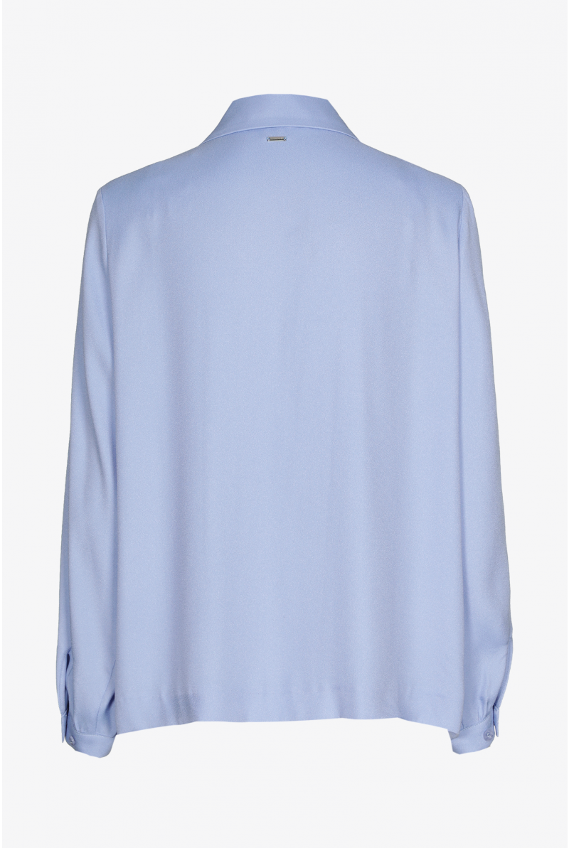 Elegante blouse met hemdkraag