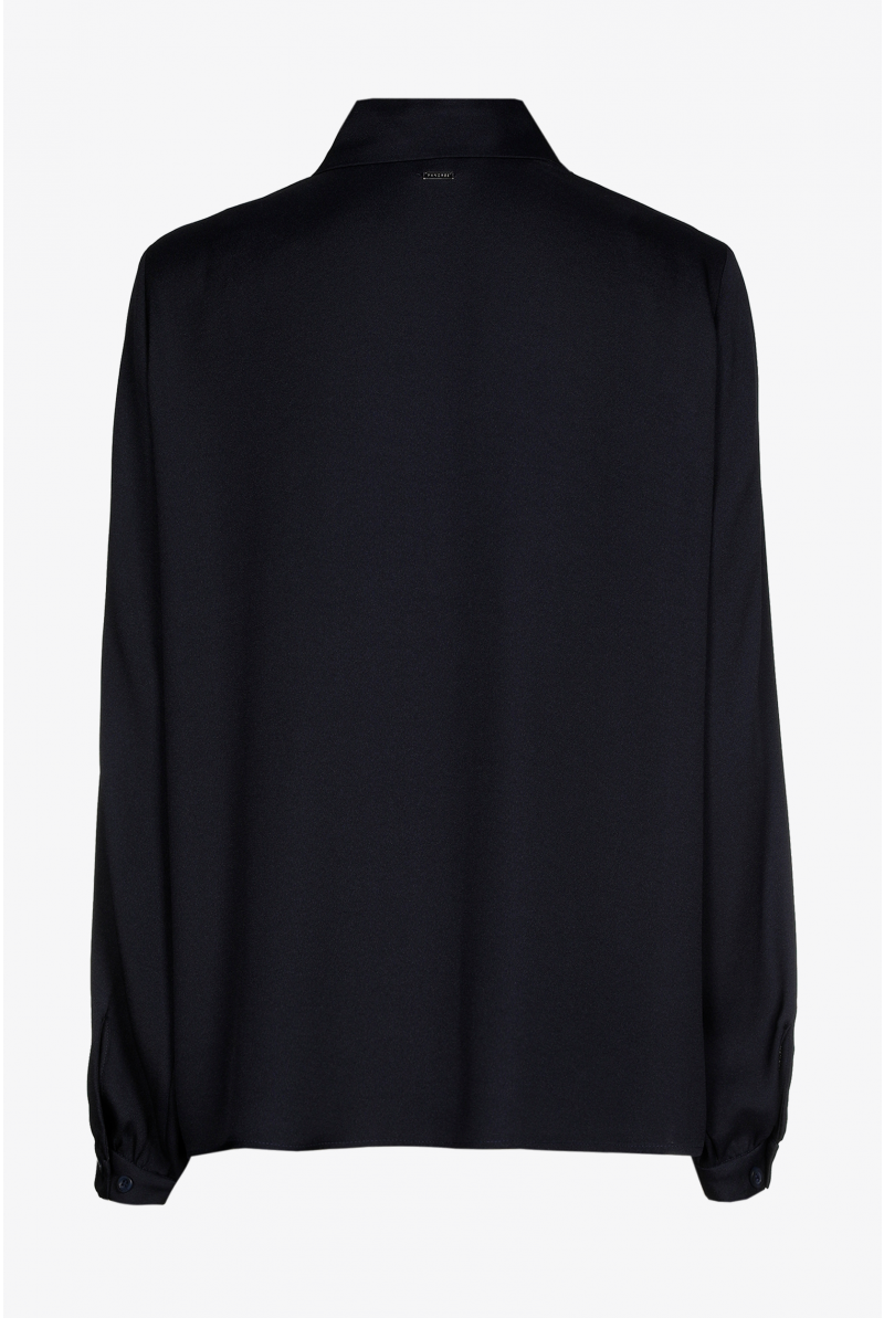 Elegante blouse met hemdkraag