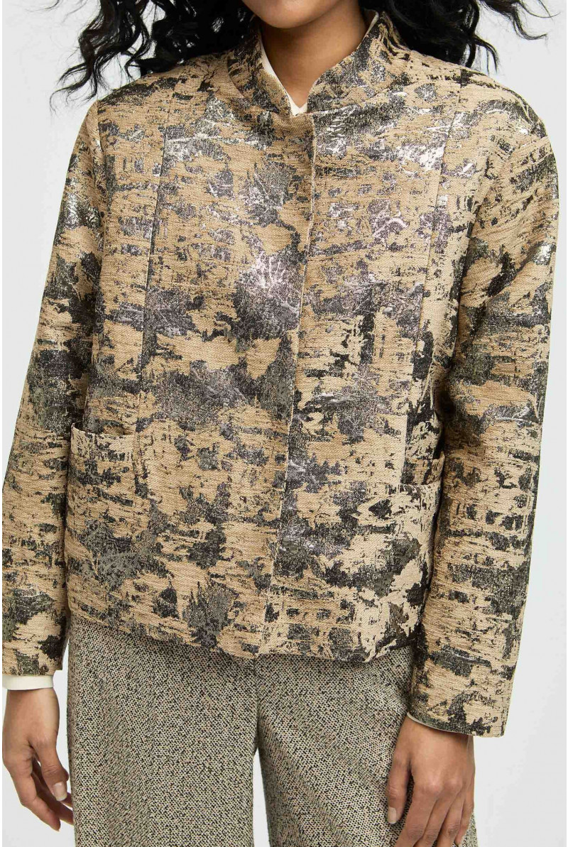 Bomberjasje in jacquard motief