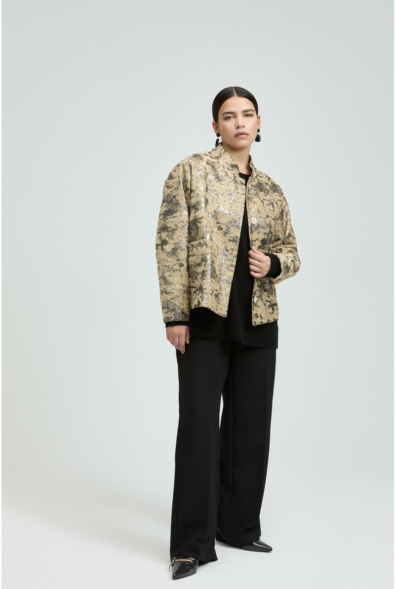 Bomberjasje in jacquard motief