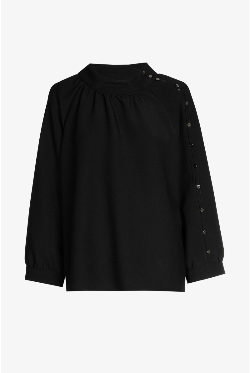 Blouse met knoopdetail aan mouw