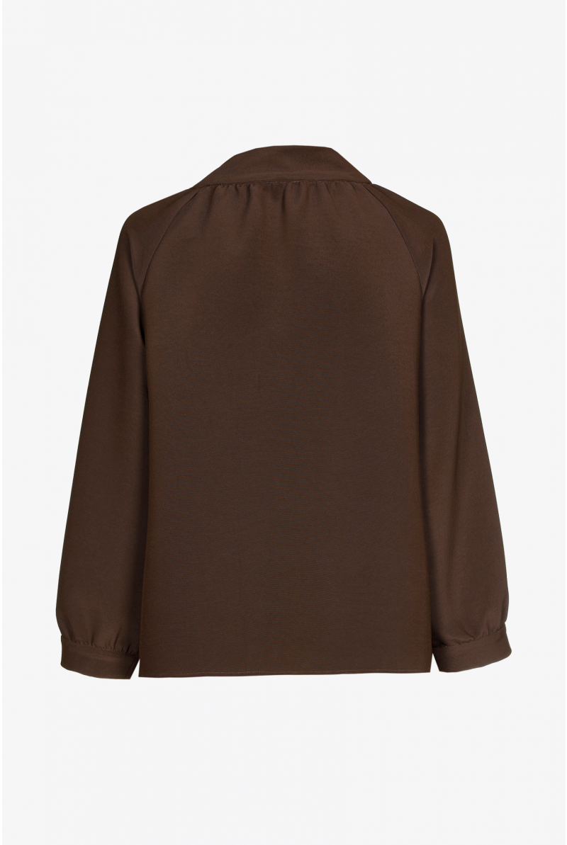 Blouse met knoopdetail aan mouw
