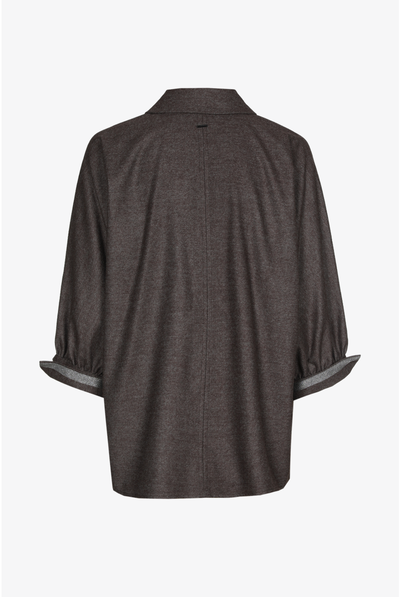 Flanellen blouse 