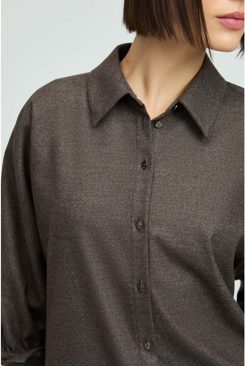 Flanellen blouse 