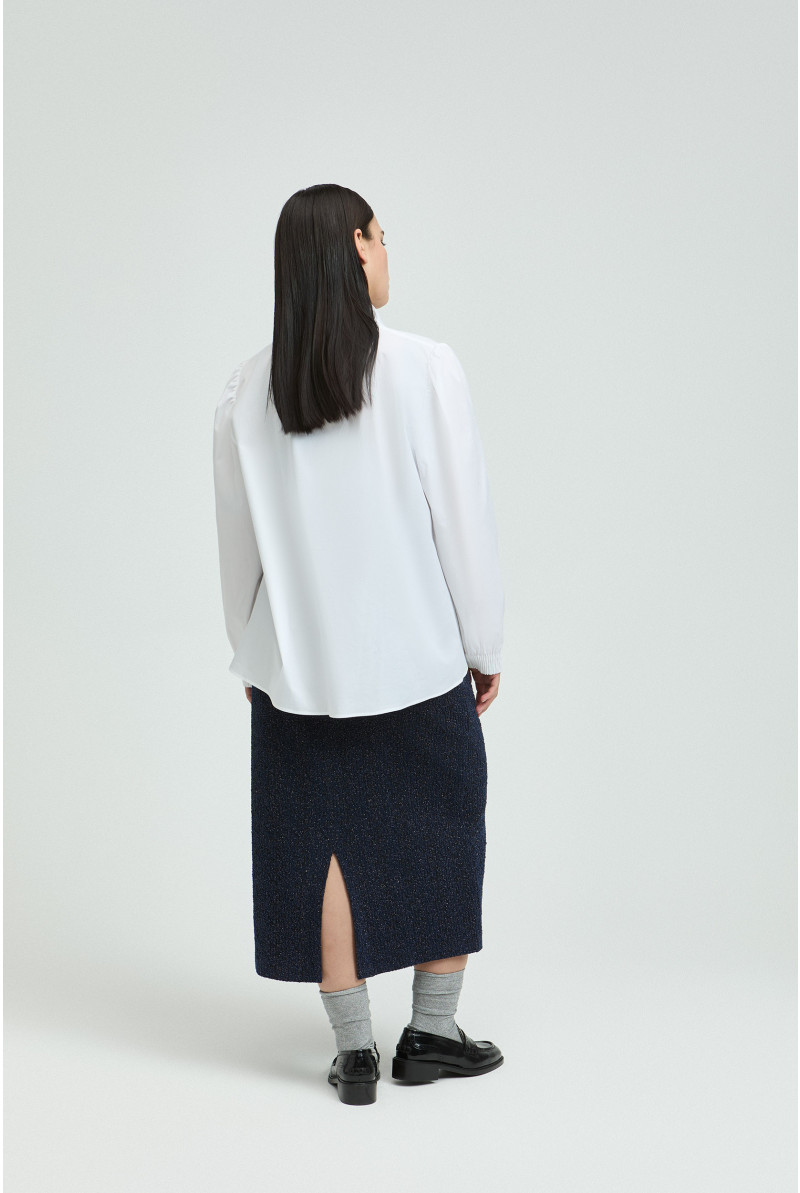 Blouse met opstaande kraag