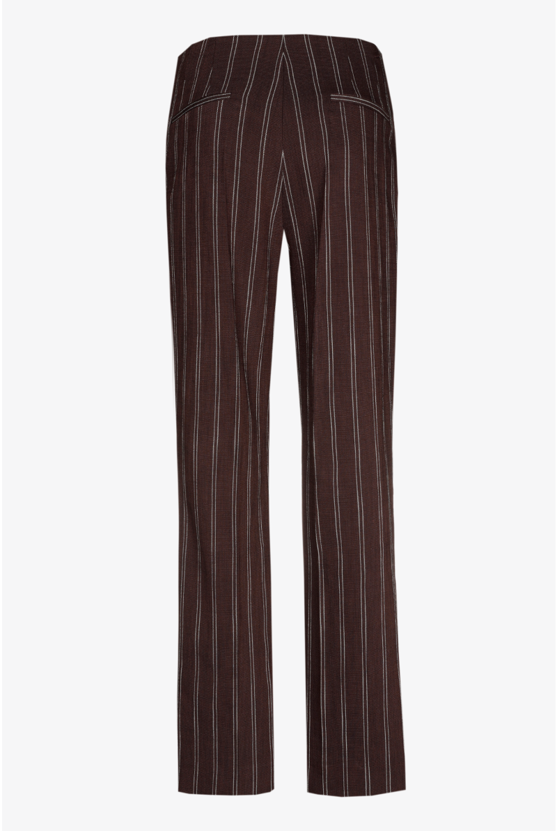 Trousers with elegant pinstripes