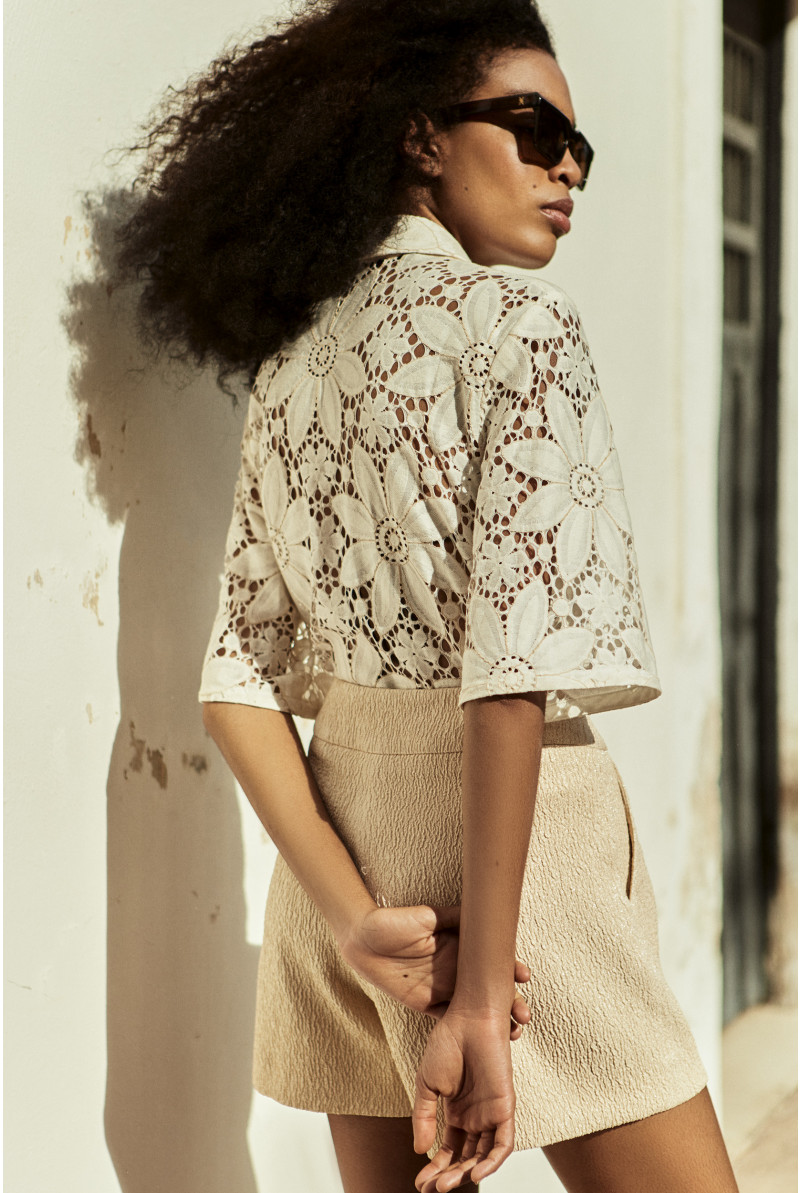 Blouse en broderie anglaise