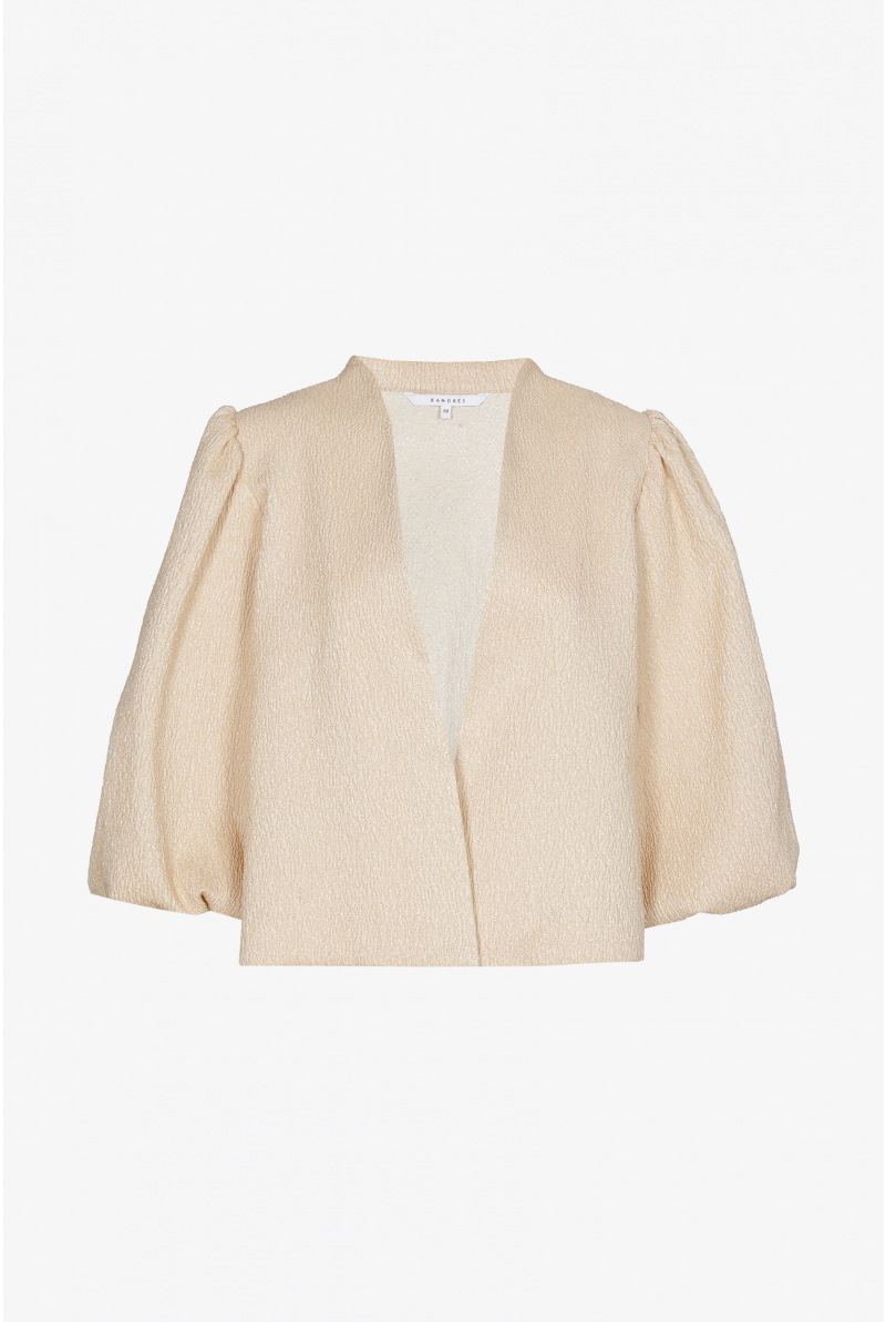 Veste courte en jacquard