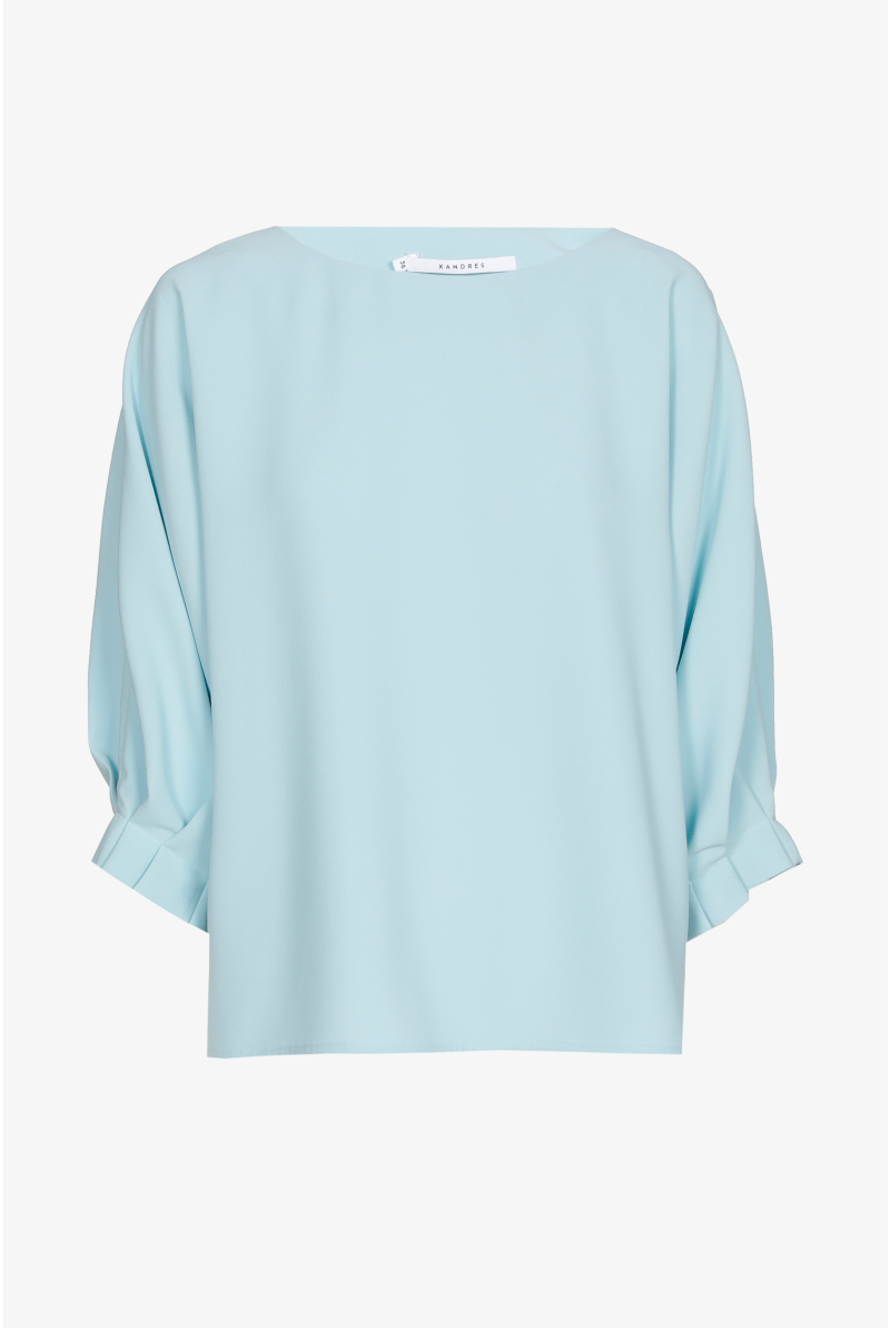 Bluse mit elegantem Faltendetail