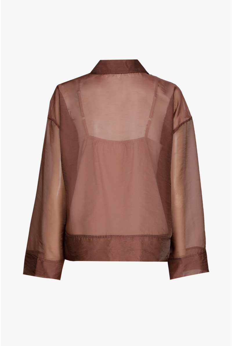 Festliche Organzabluse