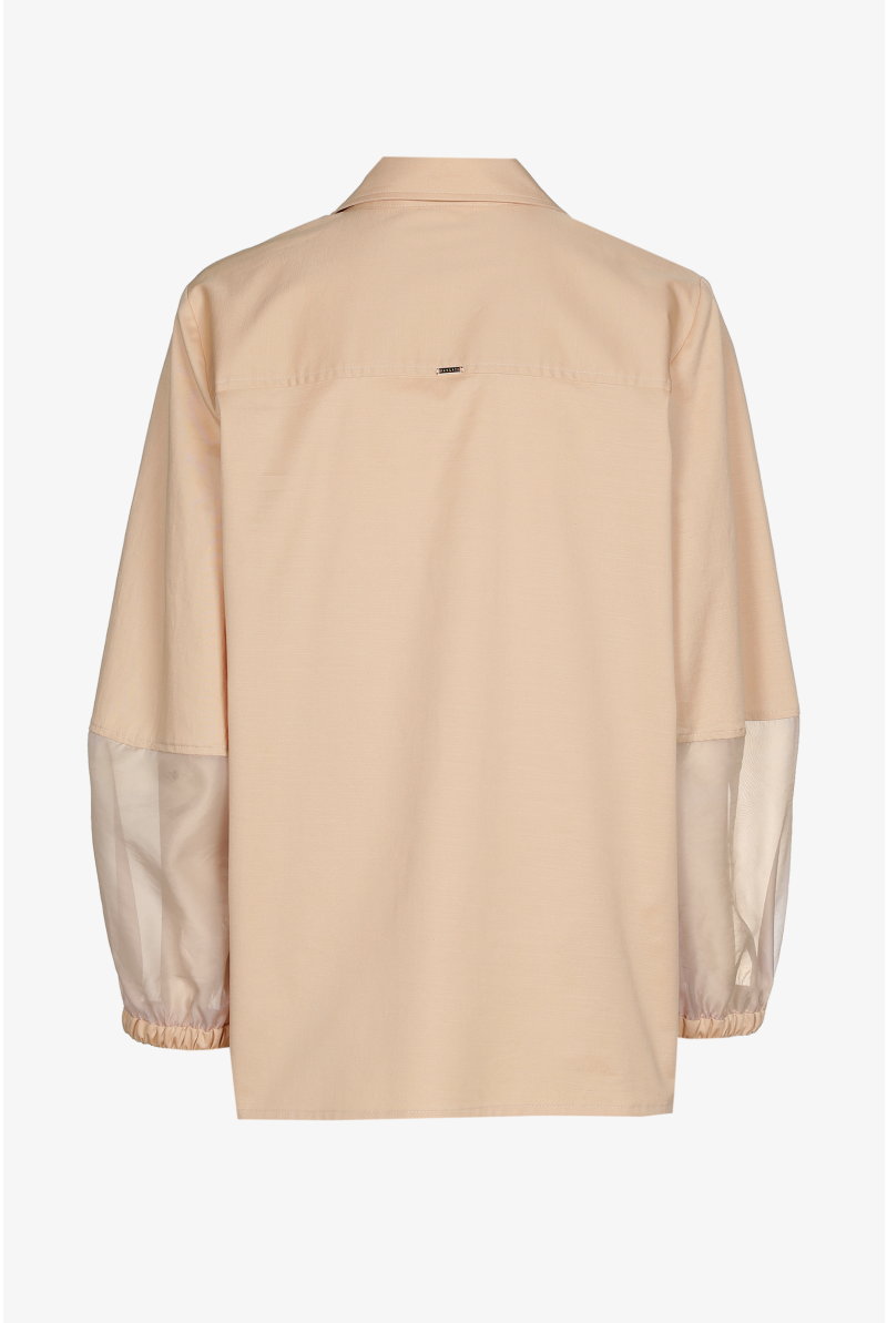 Blouse à manches en organza