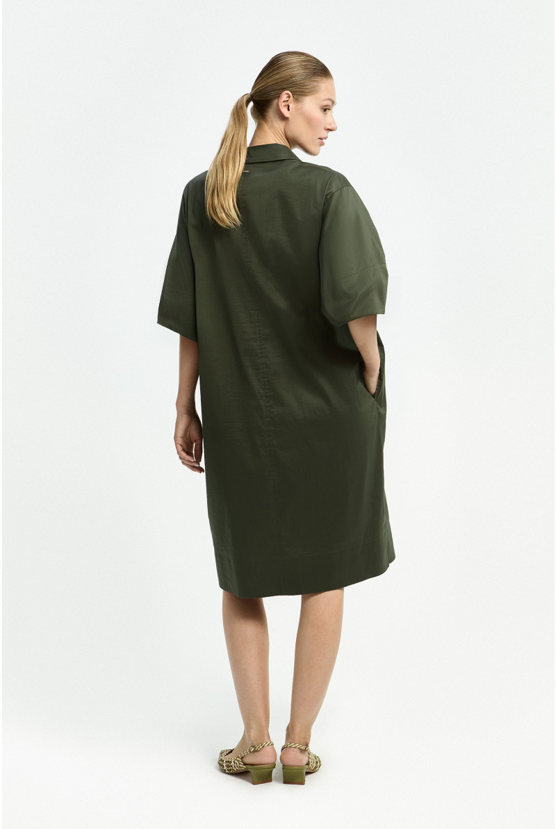 Robe chemise à manches larges