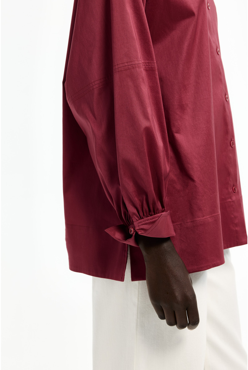 Tunikabluse mit weiten Ärmeln