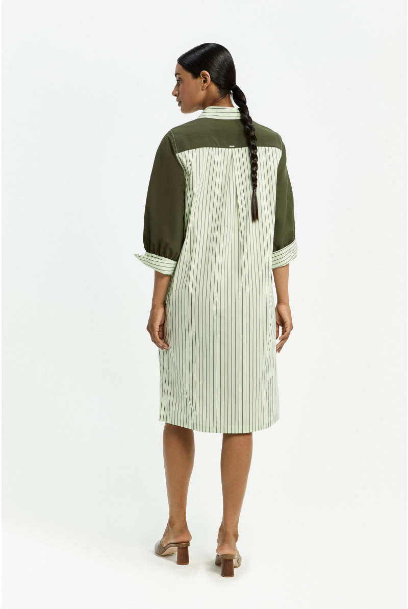Playful shirt dress
