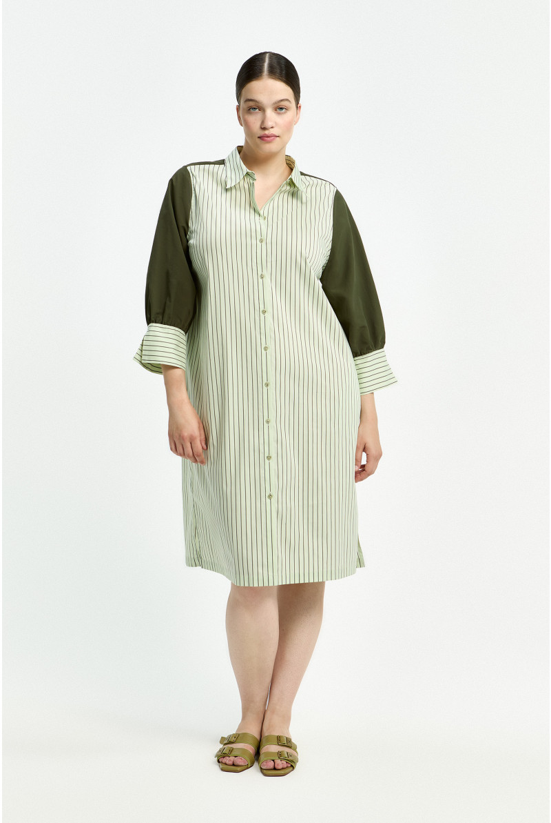 Playful shirt dress